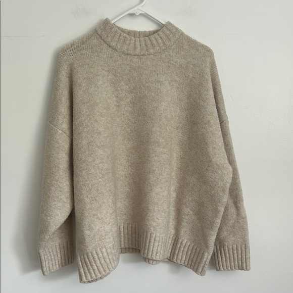 Cozy Beige Women's Sweater - Picture 1 of 5